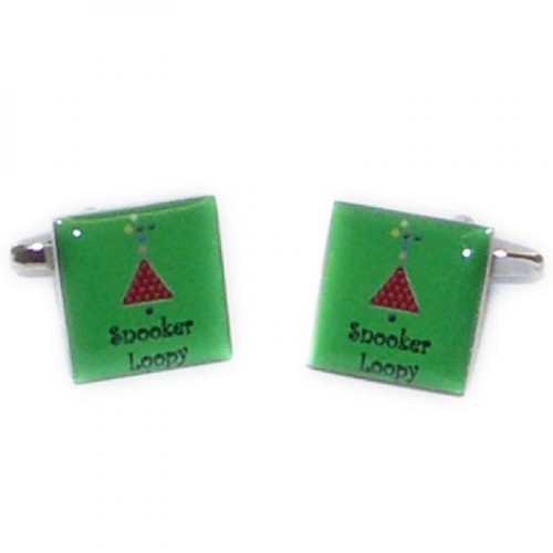 Snooker loopy cufflinks - snooker,