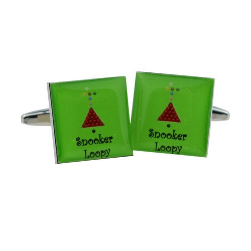 Snooker loopy design - loopy, cufflinks